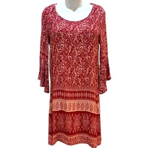 Boho Dress FRANCESCAS COLLECTION Long Sleeve